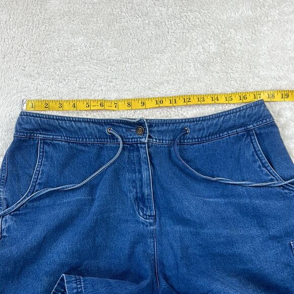 Westbound 100% cotton drawstring waist denim cargo shorts, size 16 - Picture 3 of 9